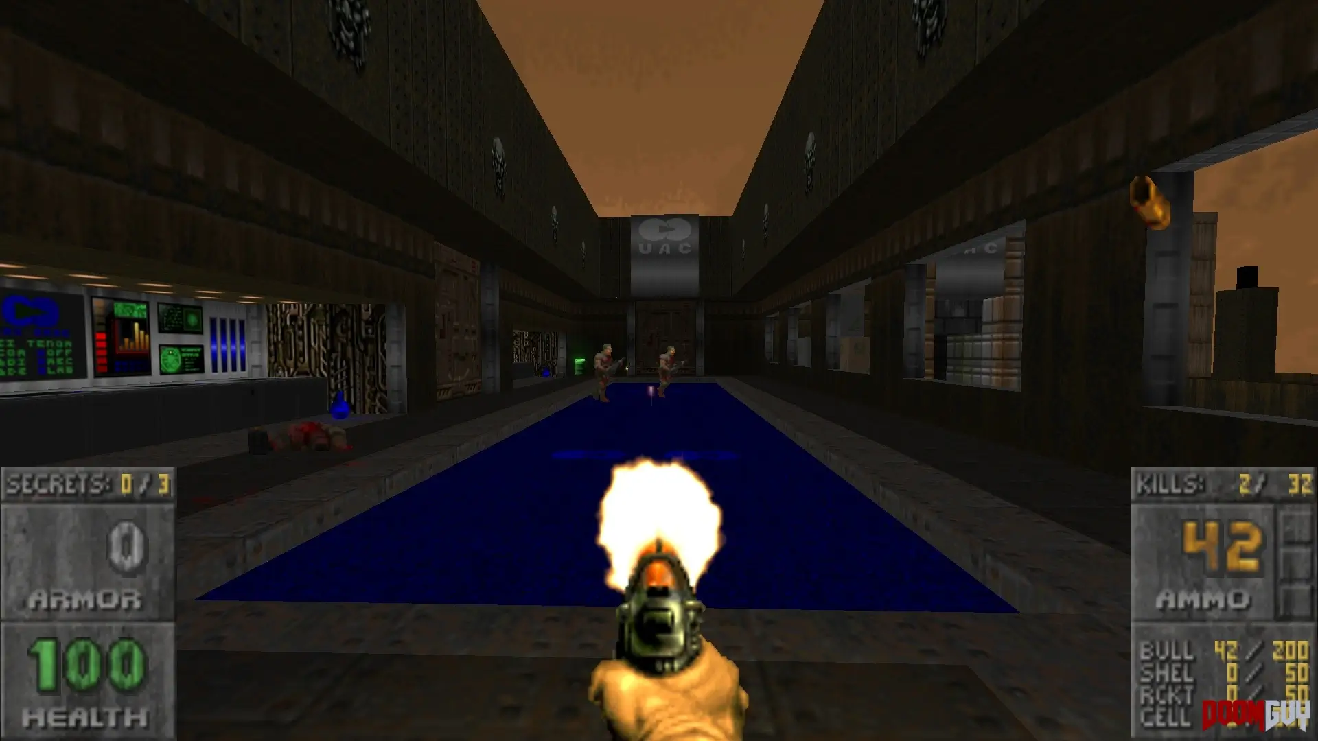 Whispers of Satan » WOS.wad » Doom 2 Megawad » DoomGuy.Ru » Doom I и Doom  II » Моды, уровни, порты